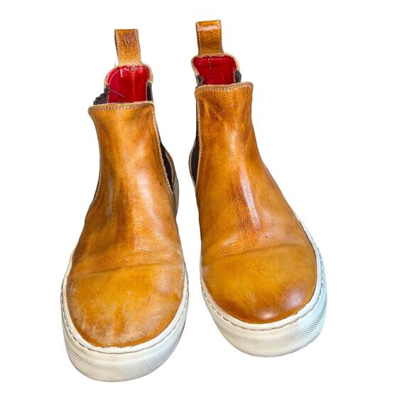 BED STU Whitney High Top Leather Slip-On Sneakers
Distressed Tan Size 6 - Picture 2 of 9